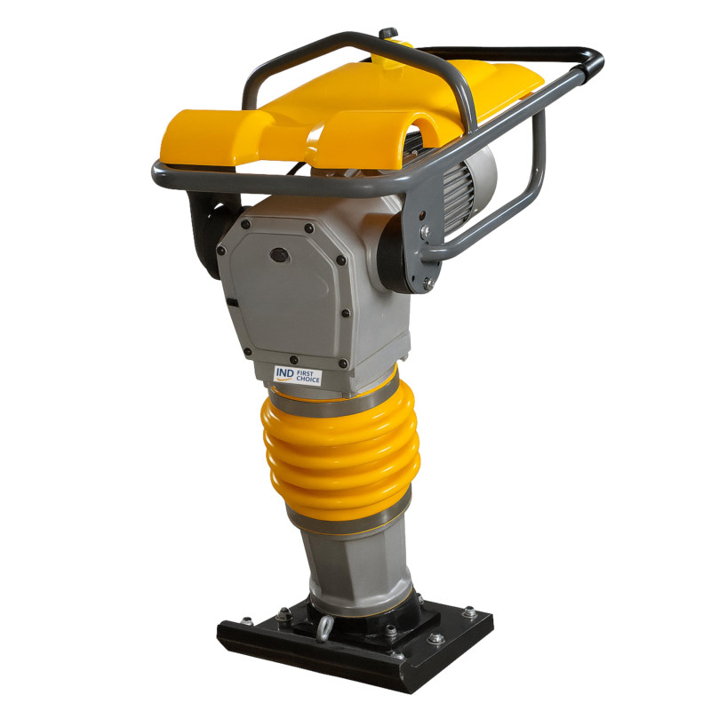 IND FIRST CHOICE Tamping Rammer | GX160 4.8 HP Engine | Soil Compactor Machine | Heavy Duty Earth Compactor for Construction | 60-70 Kg Ramming Force