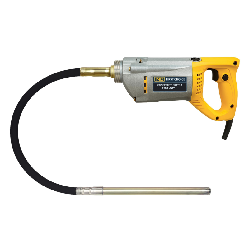 IND FIRST CHOICE Concrete Vibrator, 2500W, 23000RPM, 220V, 1.5M Needle, Heavy-Duty Construction Tool