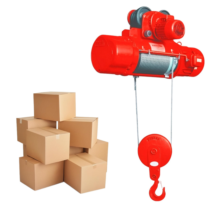 IND FIRST CHOICE | CD-1 Wire Rope Hoist Overhead Crane | 1 Ton to 5 Ton Capacity | 3 Phase Motor | 9 Meter Wire Rope | 2 HP to 10 HP Motor (2 TON 9 MTR 4 HP MOTOR 13 MM)